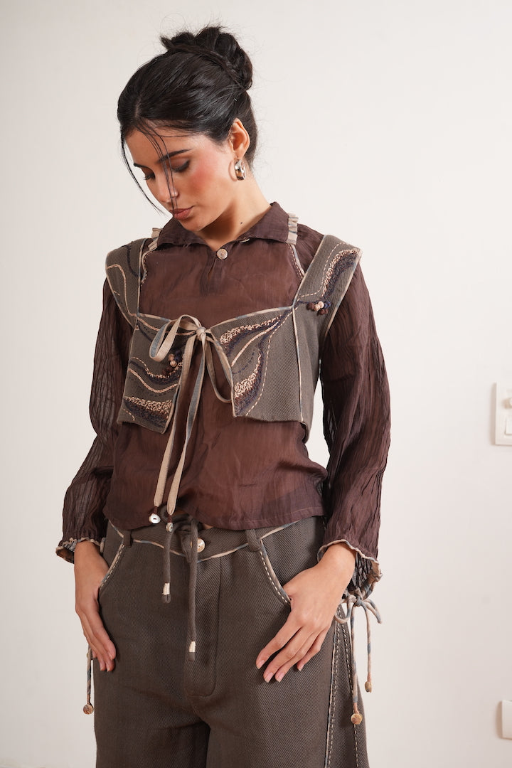 Pintuck Blouse