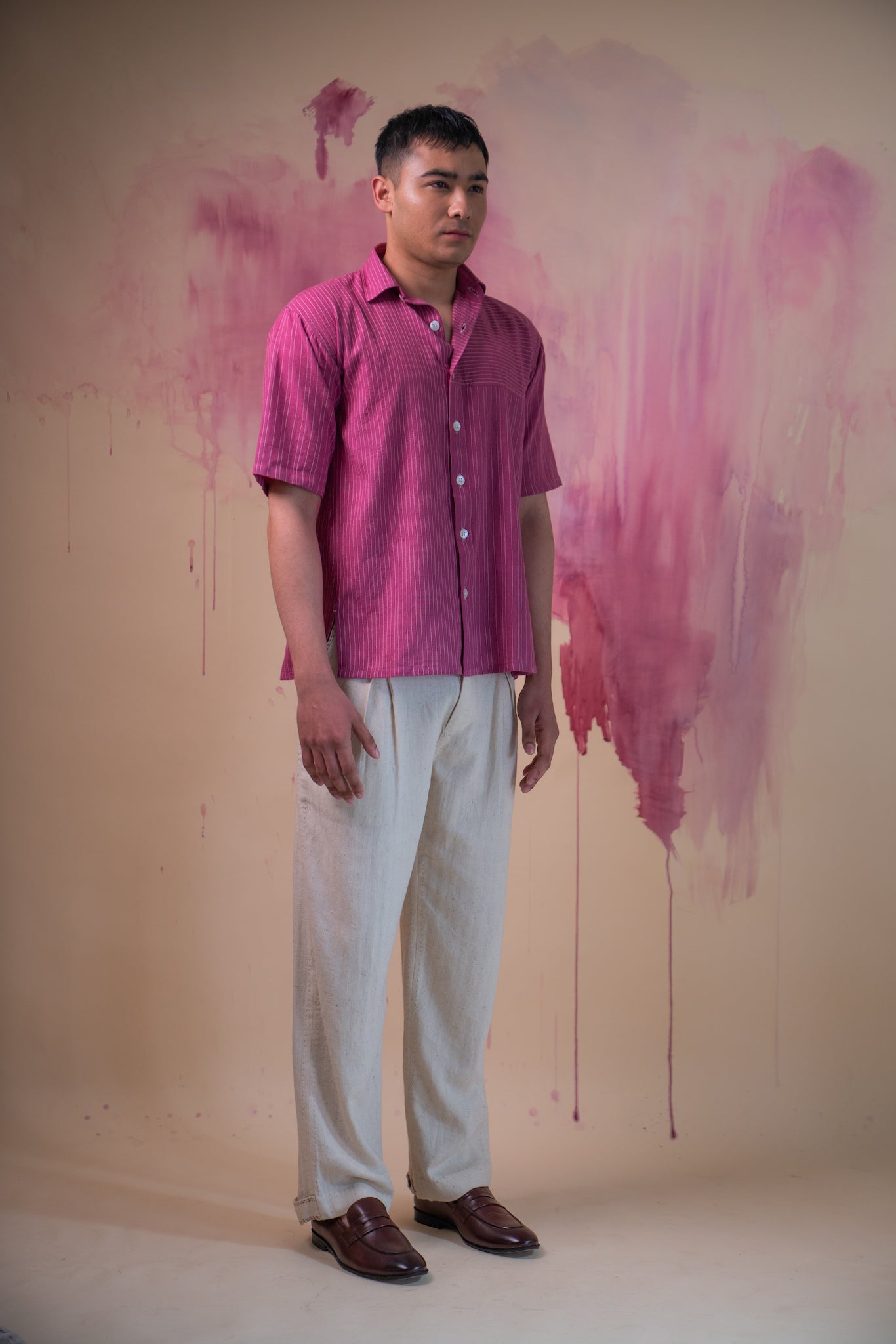 Phosphene Stitch Lines Shirt