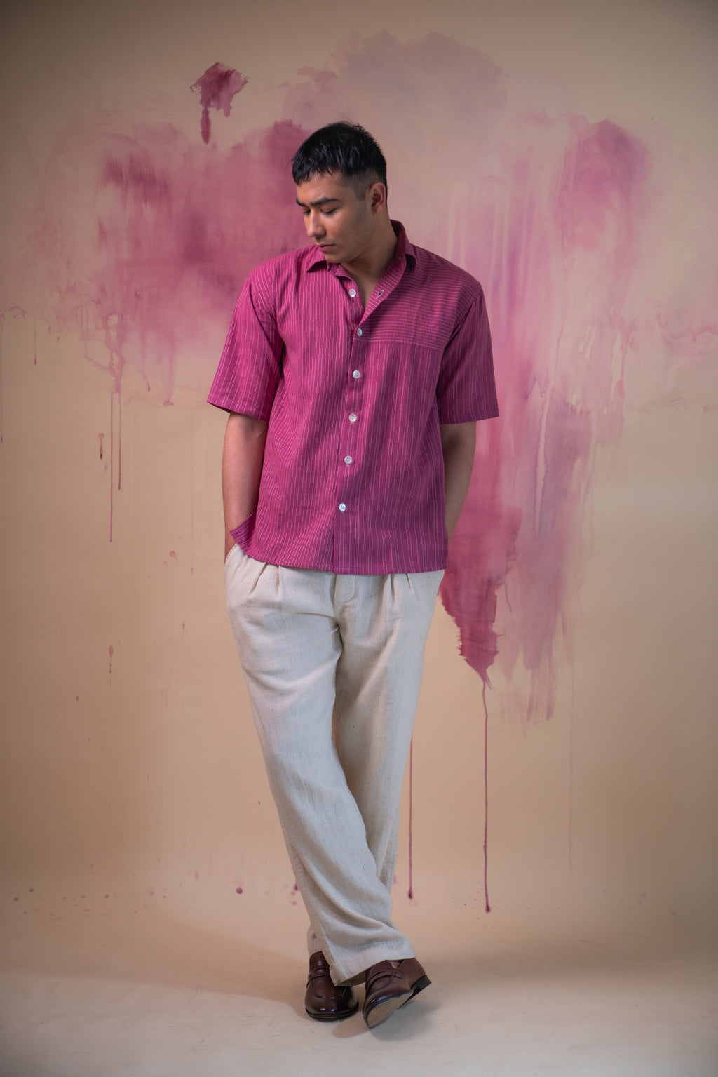 Phosphene Stitch Lines Shirt