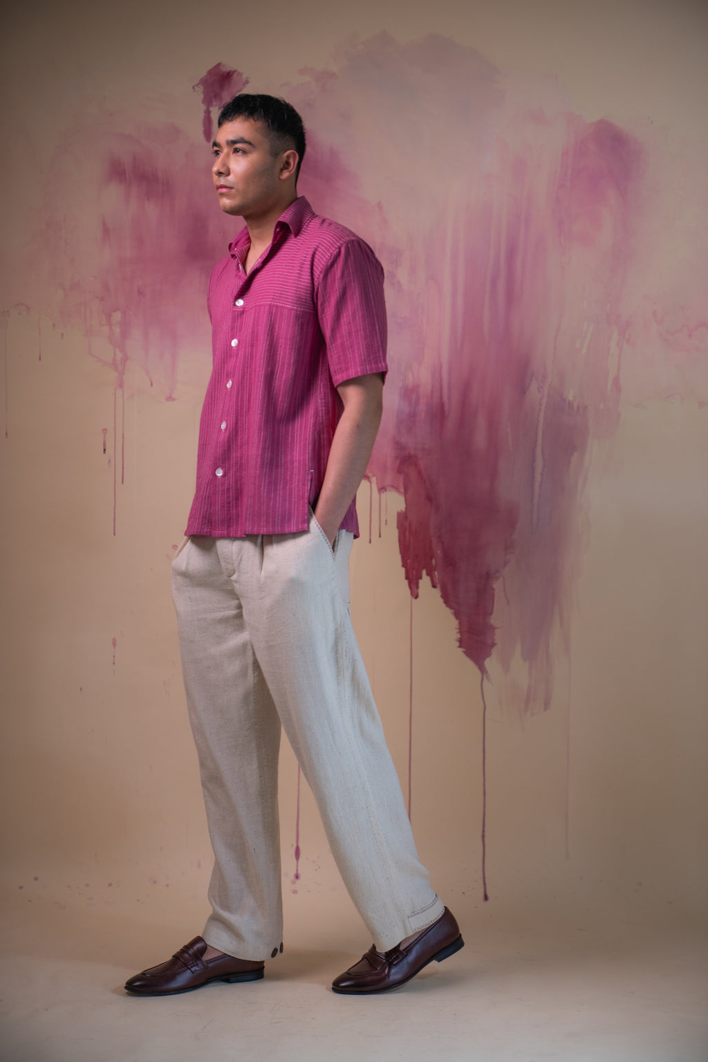 Phosphene Stitch Lines Shirt