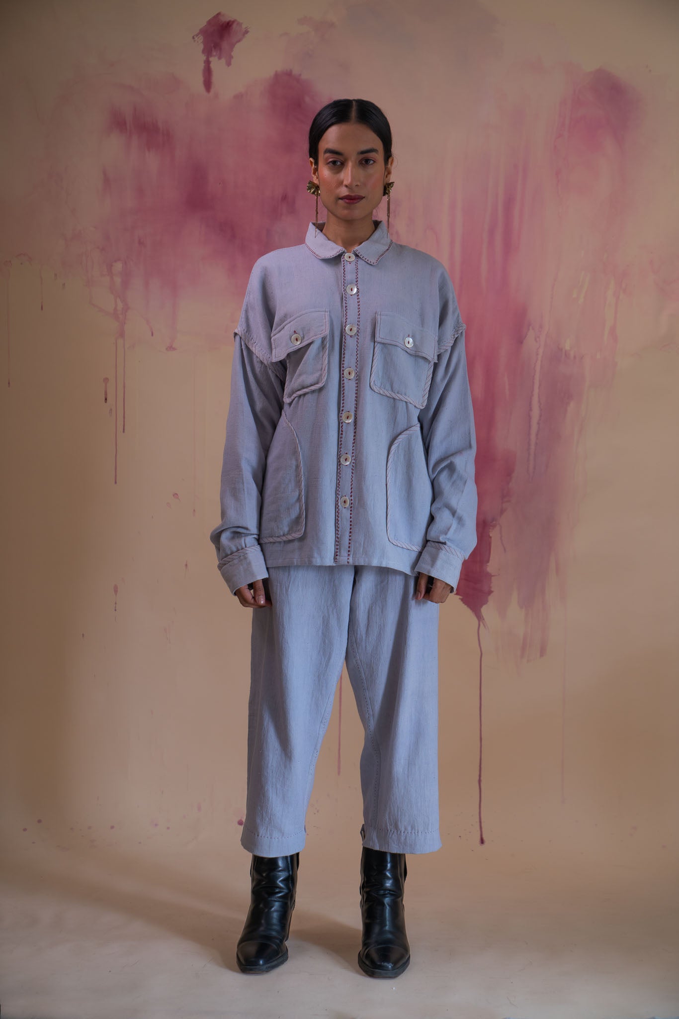 Phosphene Unisex Bomber - Grey