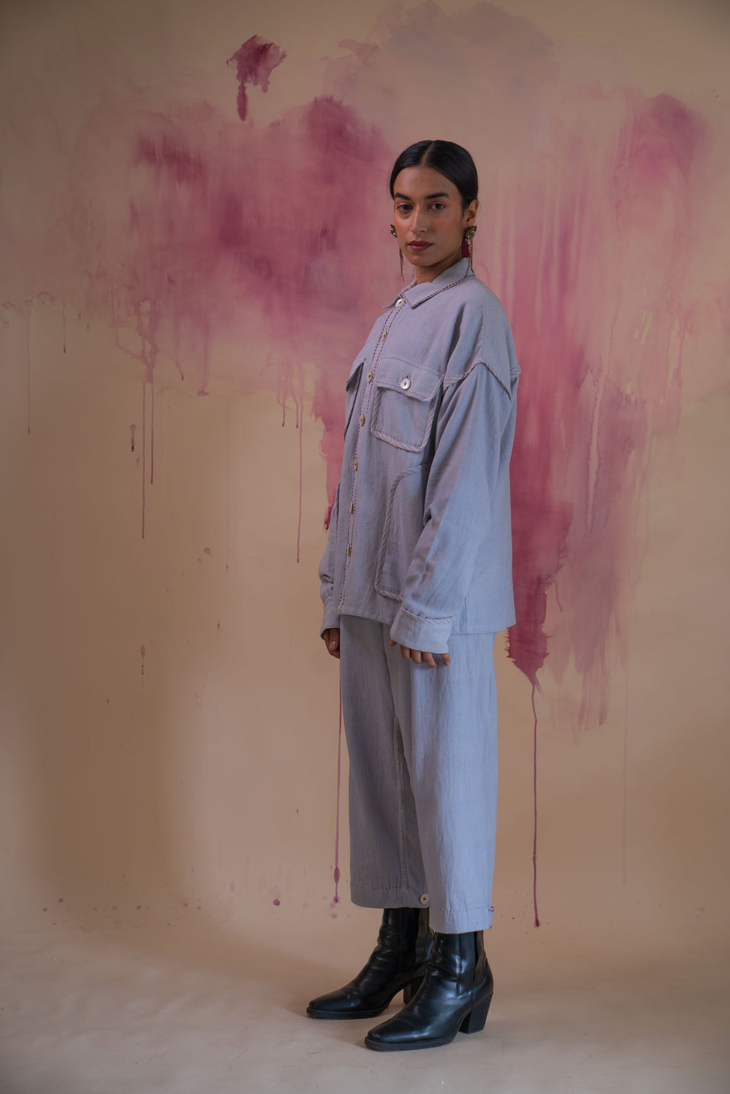 Phosphene Unisex Bomber - Grey