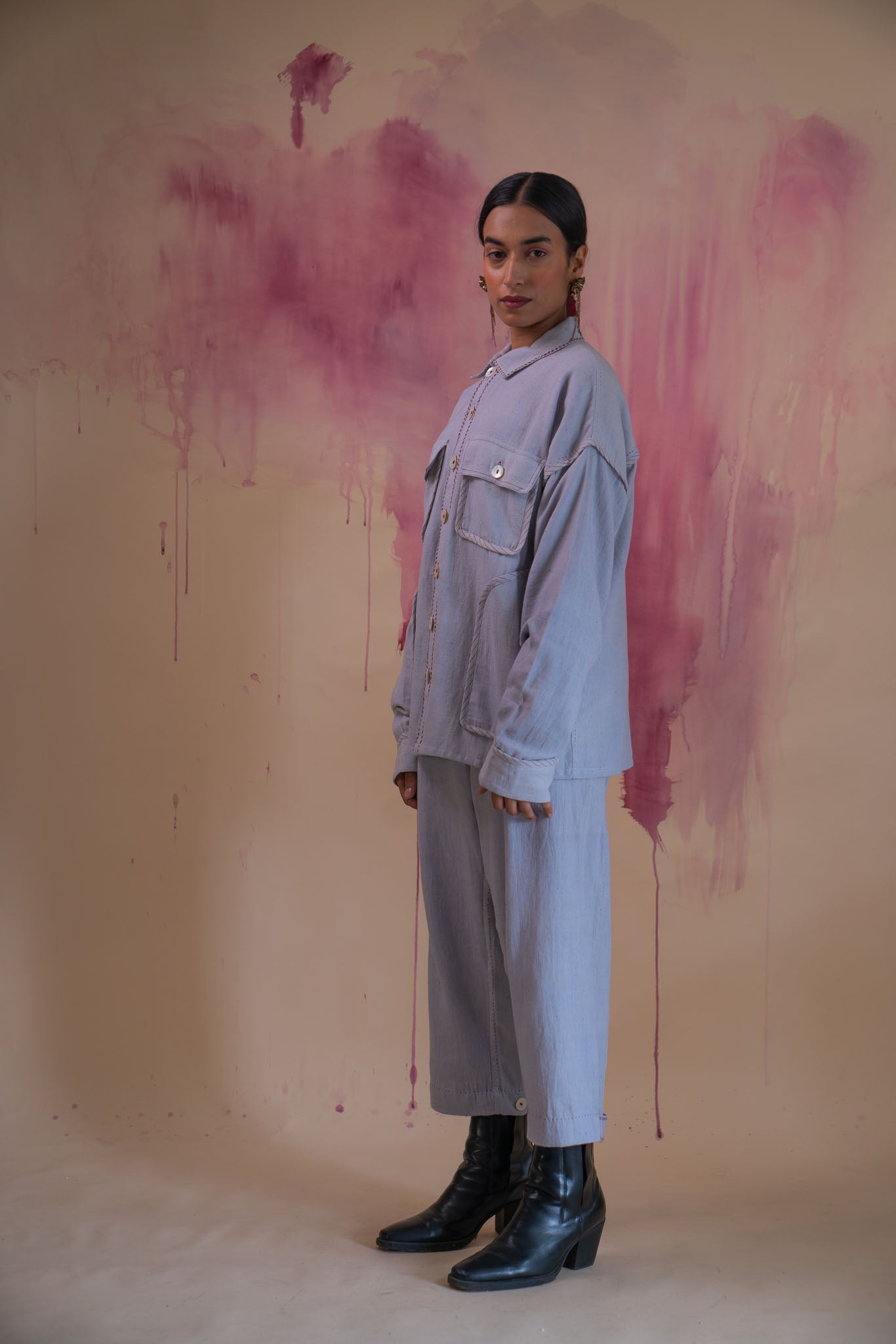 Phosphene Unisex Bomber - Grey