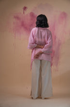 Load image into Gallery viewer, Phosphene Asymmetric Blouse &amp; Kora Side Slit Pants Set
