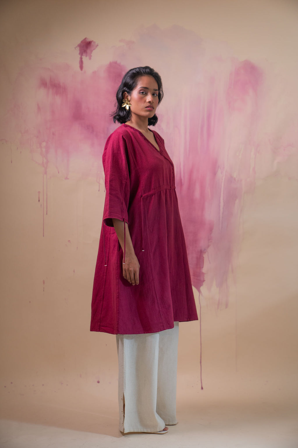 Phosphene Ruched Dress