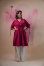 Load image into Gallery viewer, Phosphene Ruched Dress &amp; Kora Pants Set

