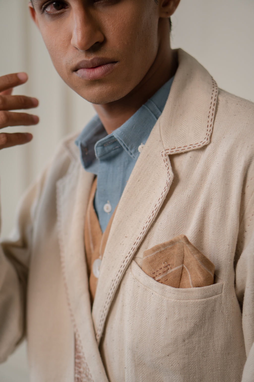 Materiality Upcycled Pocket Square