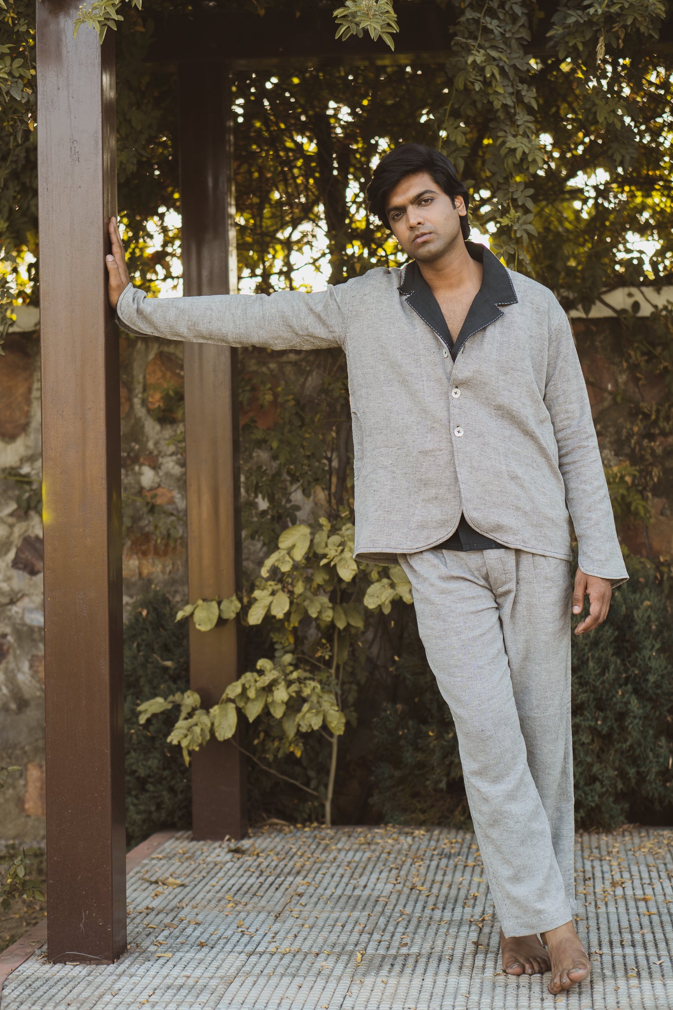 Sonder Unisex Rounded Hem Jacket & Deep Pleated Pants