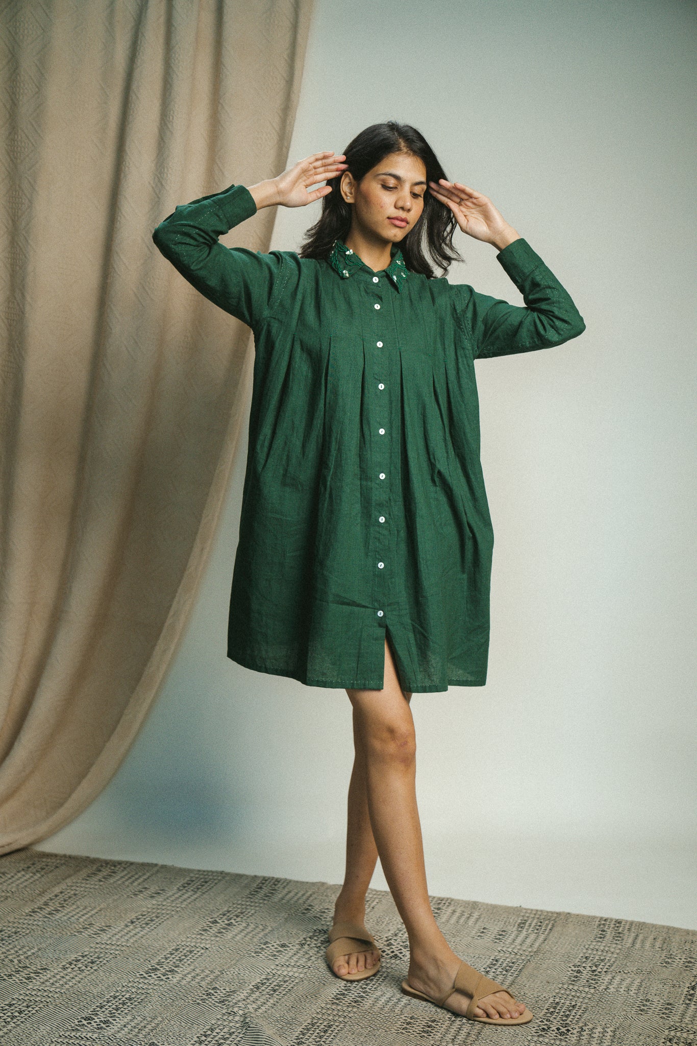 Rewind Pleated Dress
