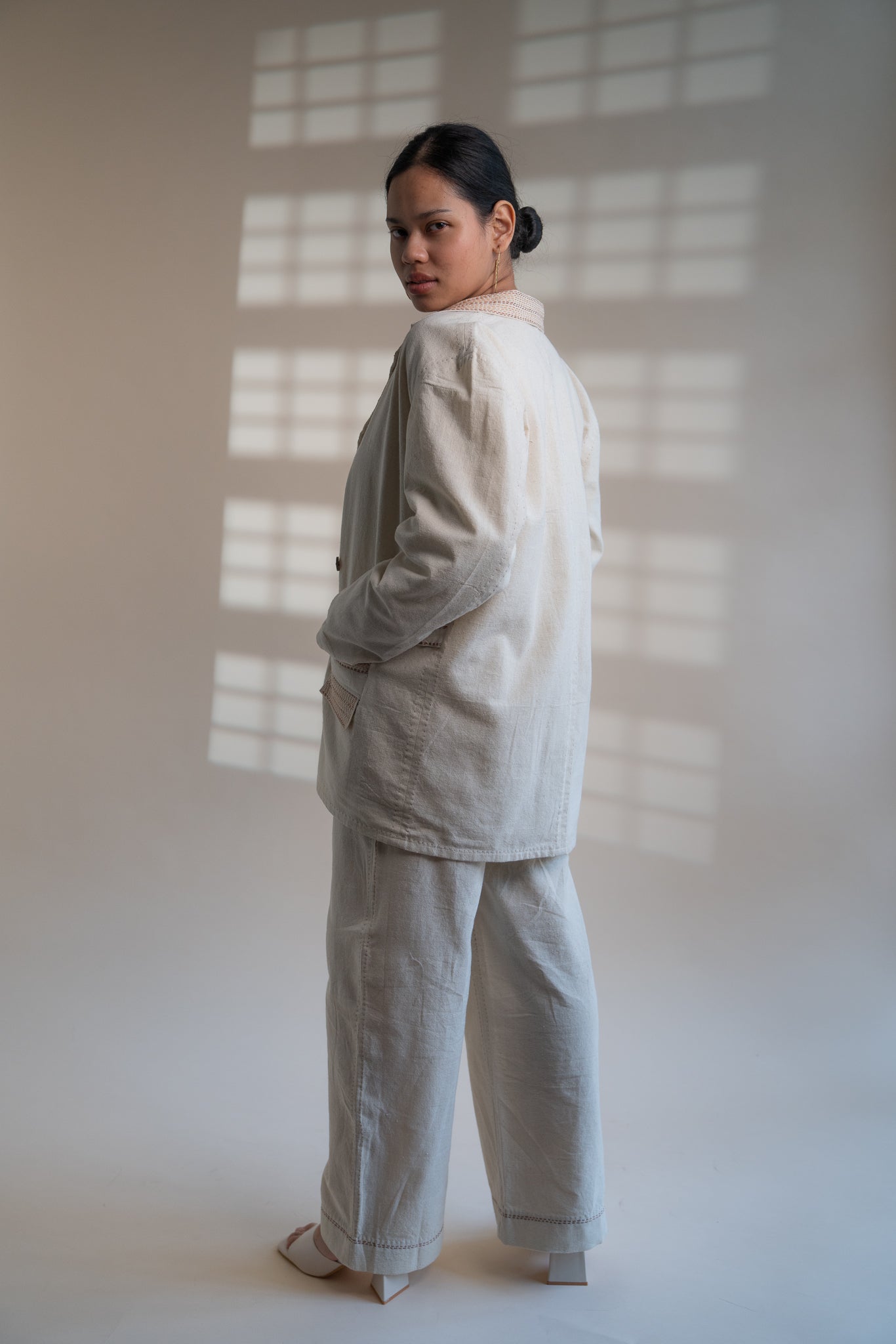 Dawning Unisex Double Breasted Jacket & Straight Pants Set
