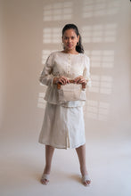 Load image into Gallery viewer, Dawning Peplum Blouse &amp; Flared Skirt Set
