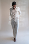 Dawning Shirt Jacket & Wide Leg Pants Set