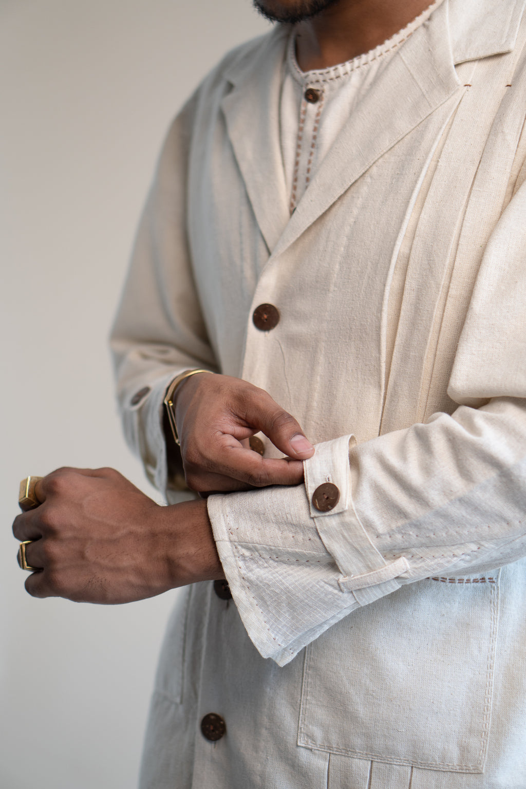 Dawning Unisex Pleated Blazer