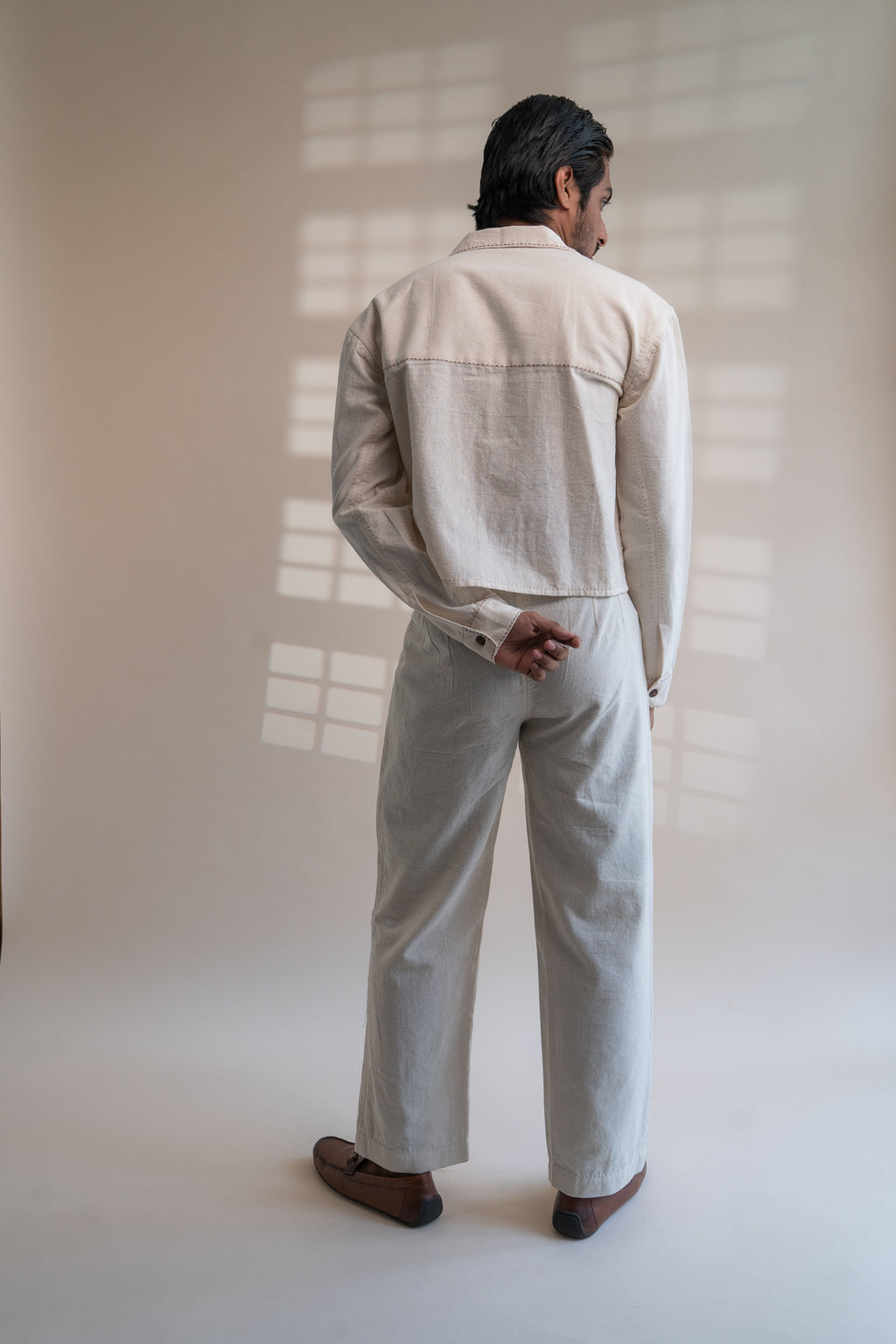 Dawning Shirt Jacket & Wide Leg Pants Set