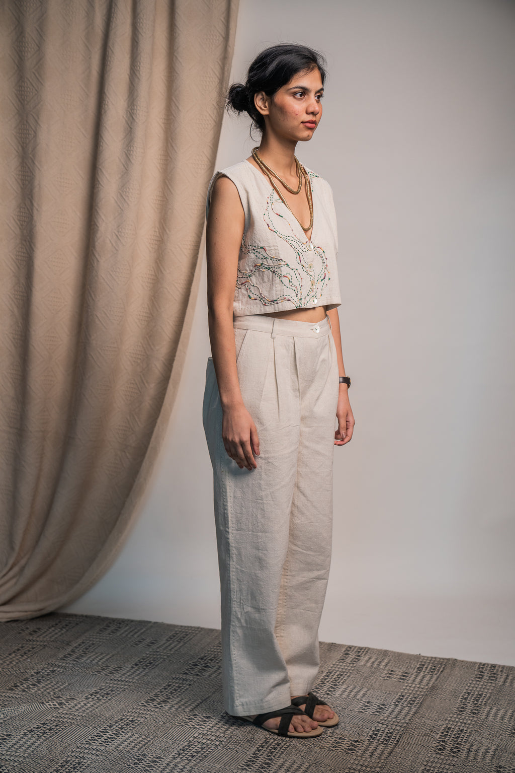 Rewind Cropped Blouse