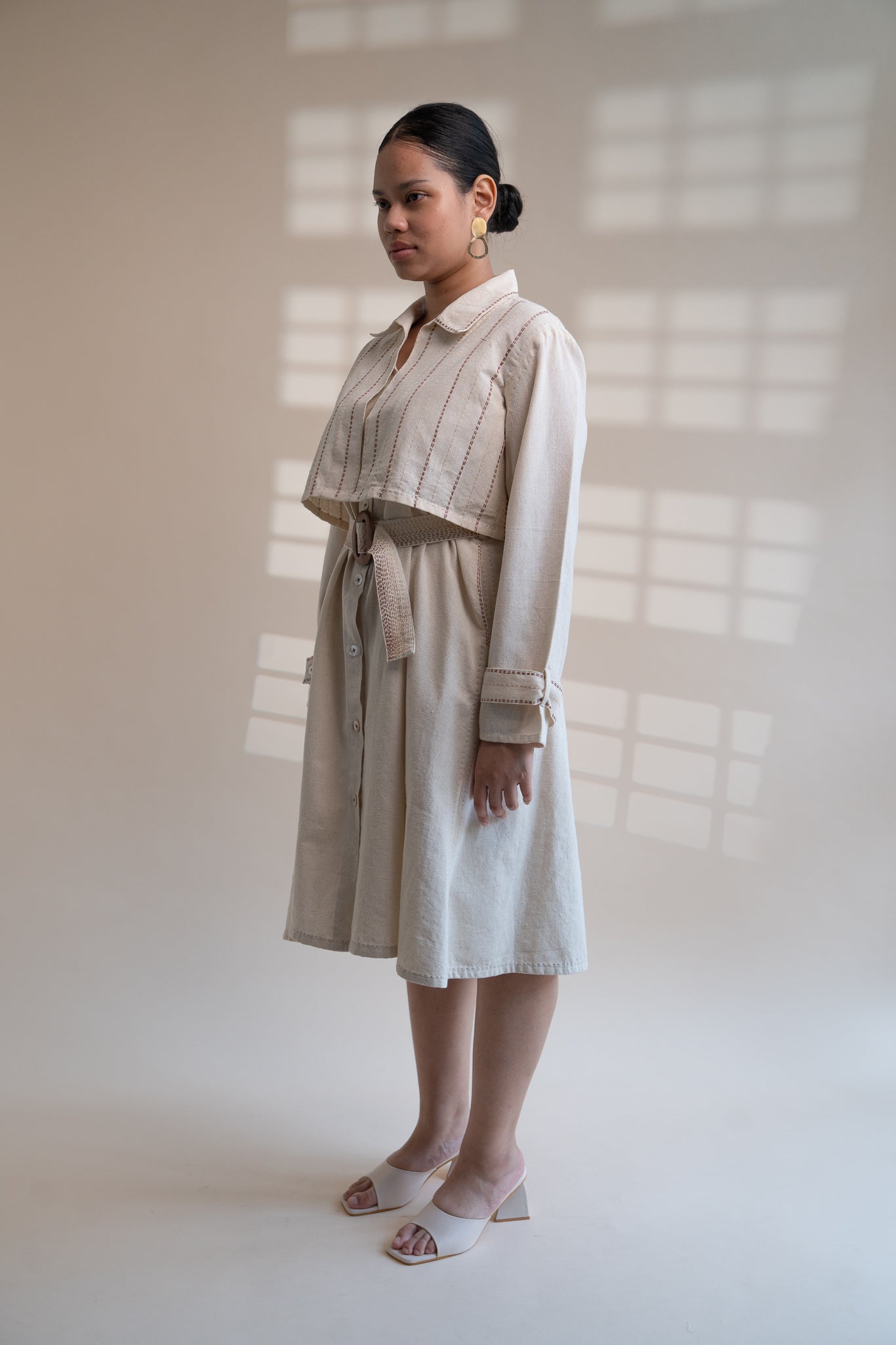 Dawning Trench Dress with Cropped Jacket