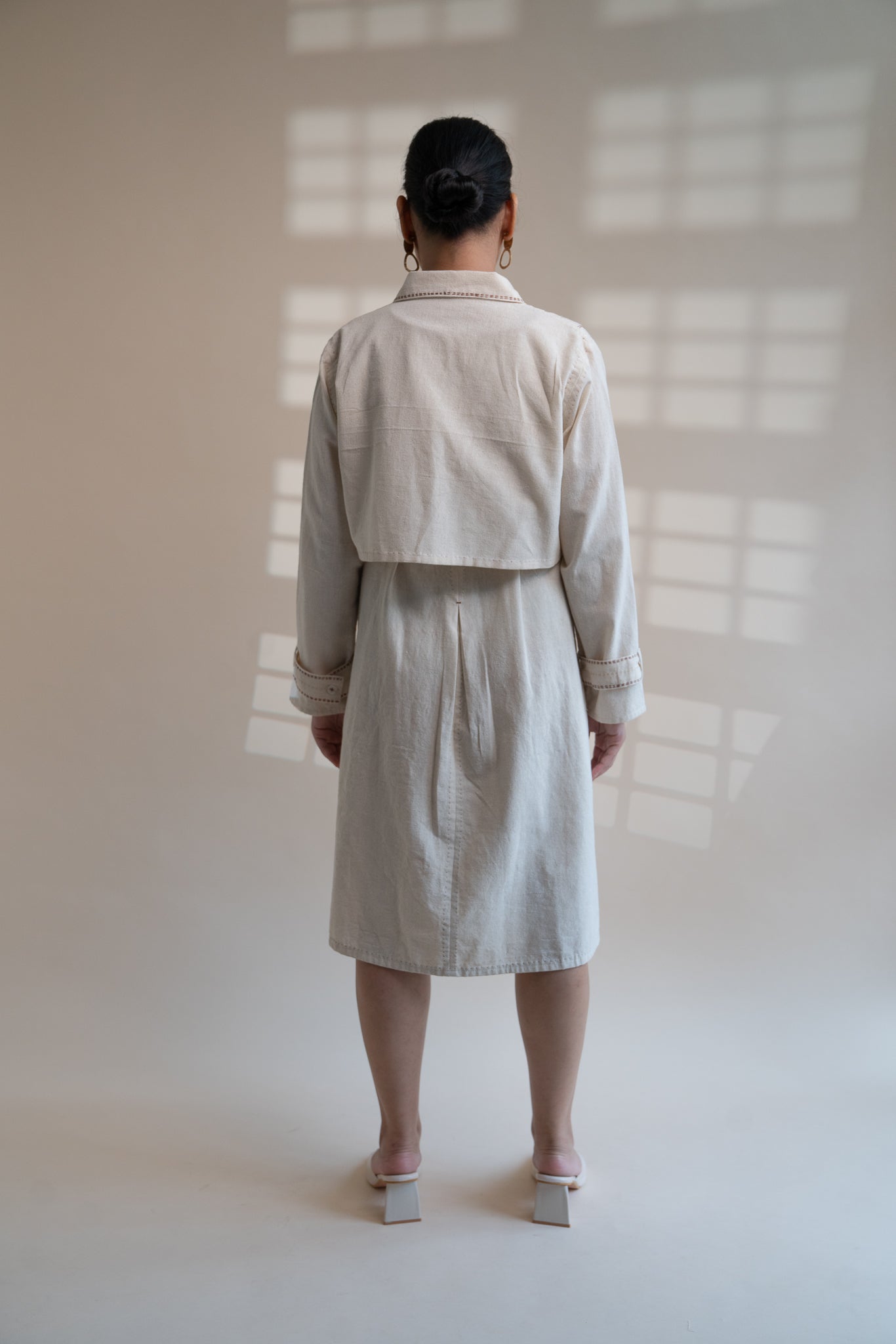 Dawning Trench Dress with Cropped Jacket
