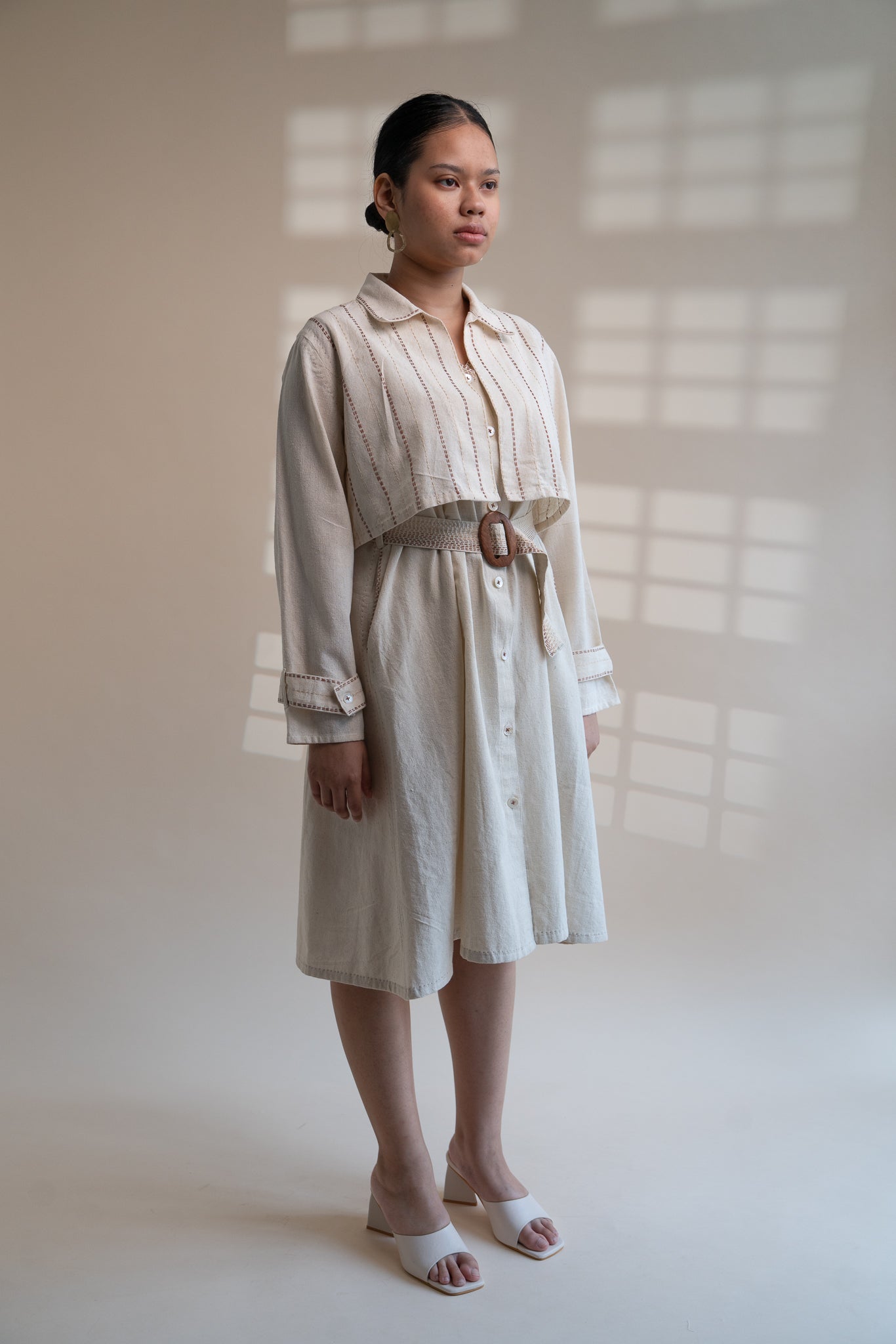Dawning Trench Dress with Cropped Jacket