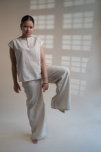 Load image into Gallery viewer, Dawning Raglan Sleeve Blouse &amp; Slit Pants Set
