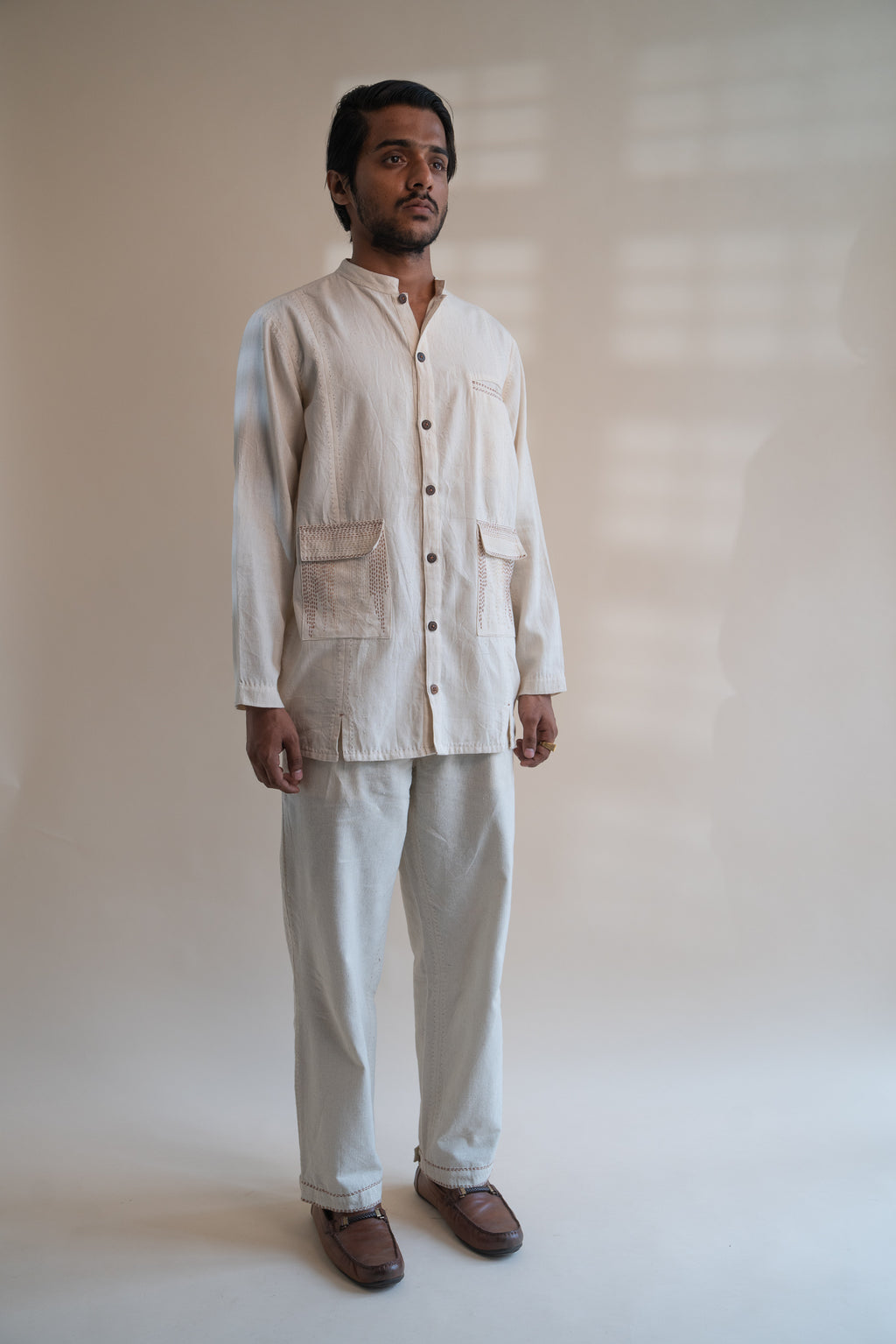Dawning Panelled Long Shirt