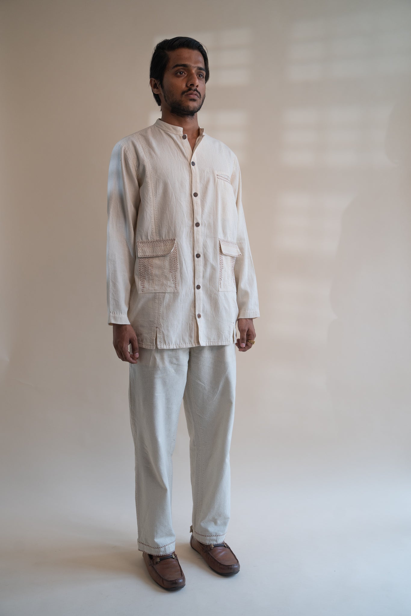 Dawning Panelled Long Shirt