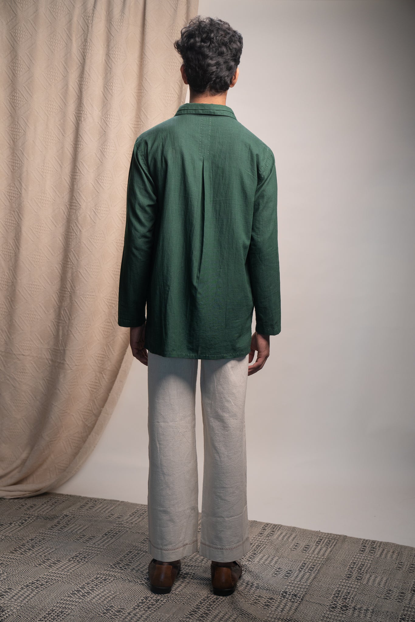 Rewind Panelled Shirt & Kora Straight Pants