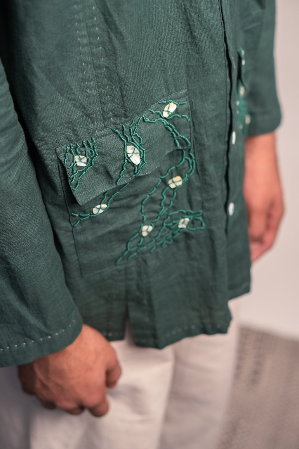 Rewind Panelled Shirt & Kora Straight Pants