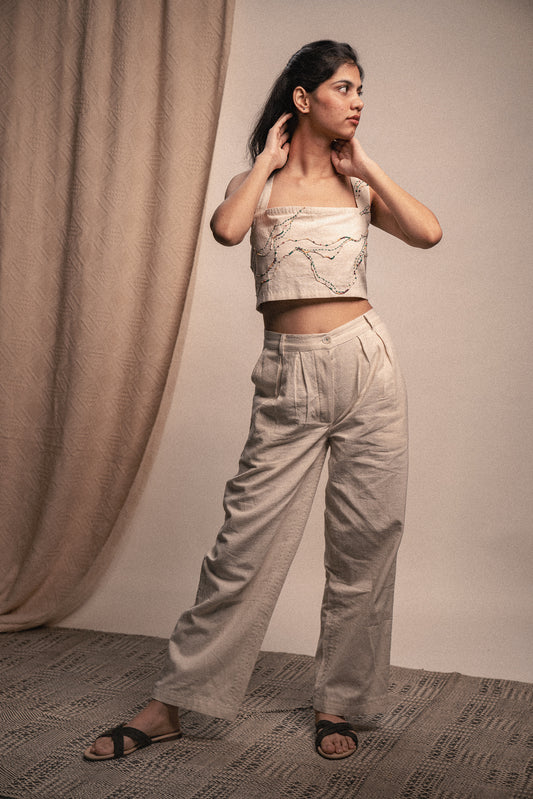 Rewind Reversible Blouse & Kora Straight Pants