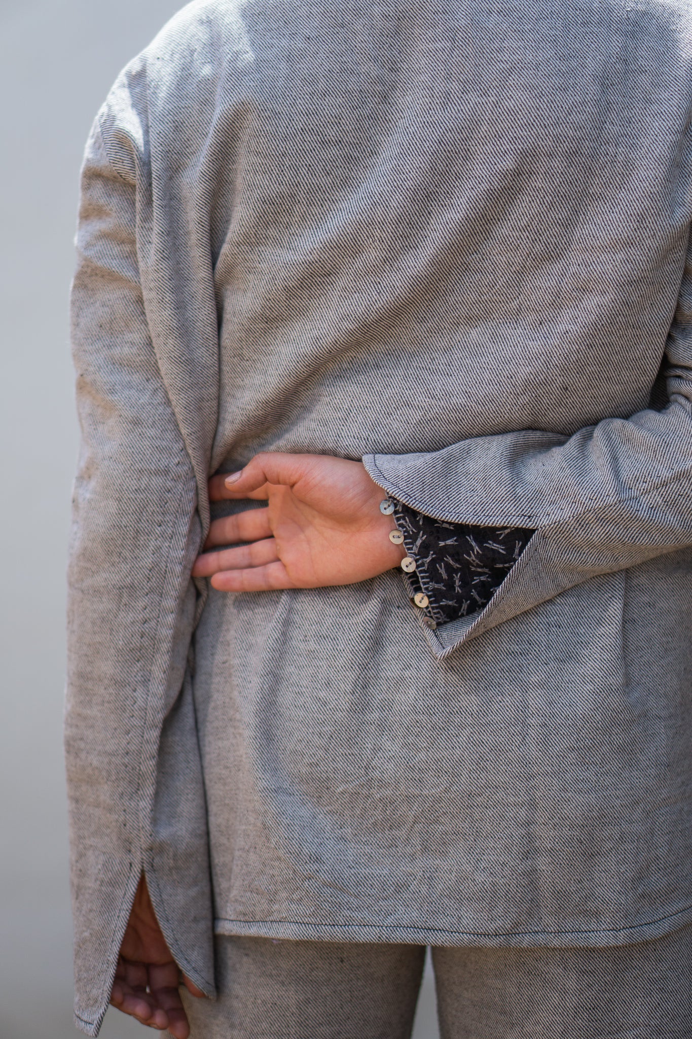 Sonder Unisex Rounded Hem Jacket & Deep Pleated Pants