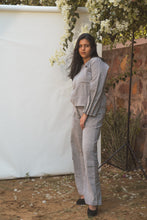 Load image into Gallery viewer, Sonder Pleated Sleeve Blouse &amp; Patch Pocket Pants

